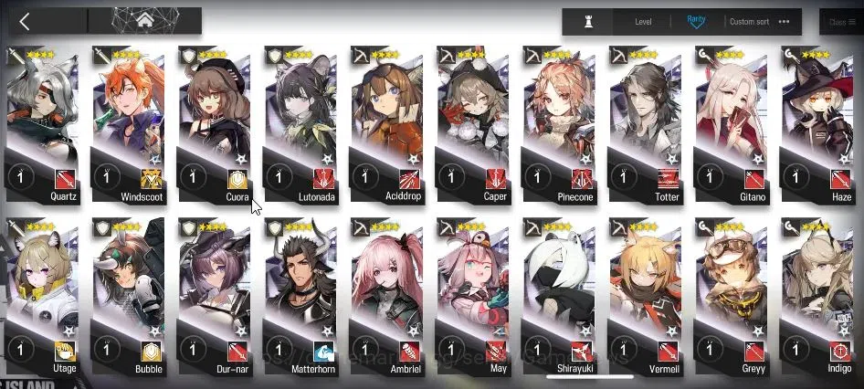 Arknights Accounts Lv 74|176 OP 17 Skin|9,9K Oru+71 Ori|5 Limited+Ful image 13