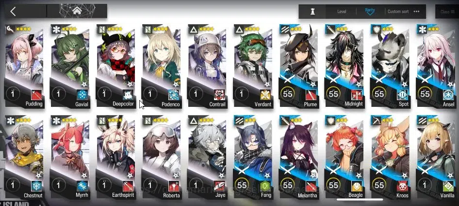 Arknights Accounts Lv 74|176 OP 17 Skin|9,9K Oru+71 Ori|5 Limited+Ful image 14