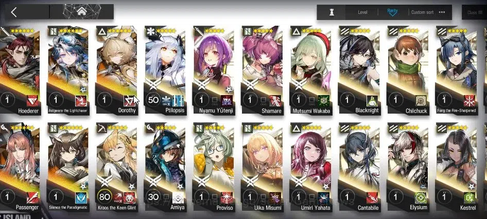 Arknights Accounts Lv 74|176 OP 17 Skin|9,9K Oru+71 Ori|5 Limited+Ful image 8