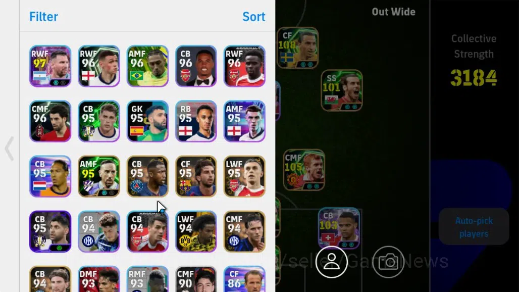 eFootball Accounts Android|Epic Zlatan Ibrahimovic,David Villa,Paul S image 2