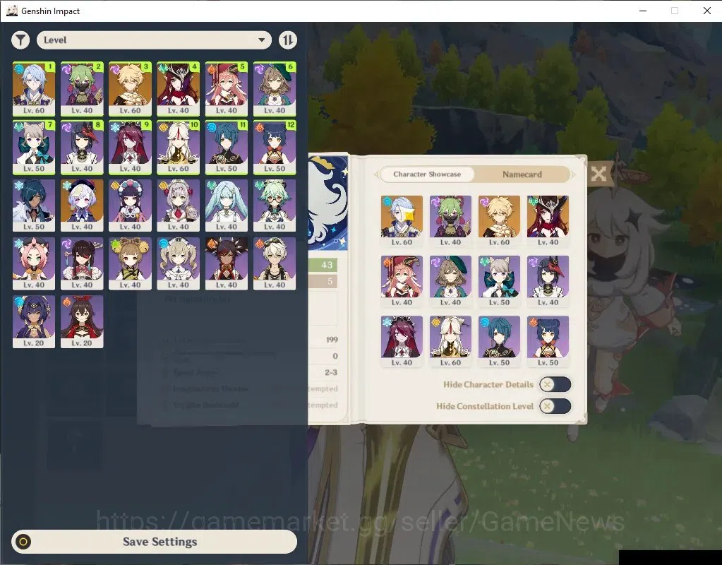 Genshin Impact Accounts ASIA|AR43|1Limited+22(*4Character)|Ayato,Chasca|Mc image 1