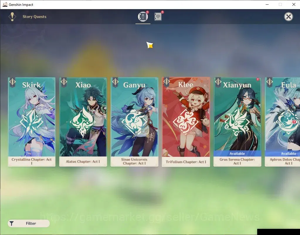 Genshin Impact Accounts ASIA|AR43|1Limited+22(*4Character)|Ayato,Chasca|Mc image 14