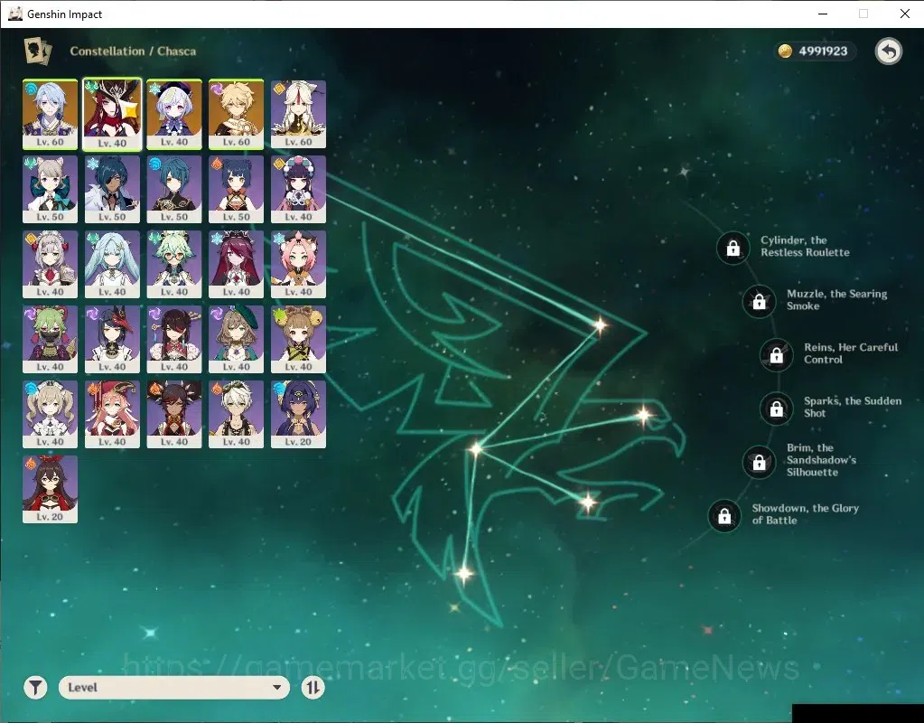 Genshin Impact Accounts ASIA|AR43|1Limited+22(*4Character)|Ayato,Chasca|Mc image 5