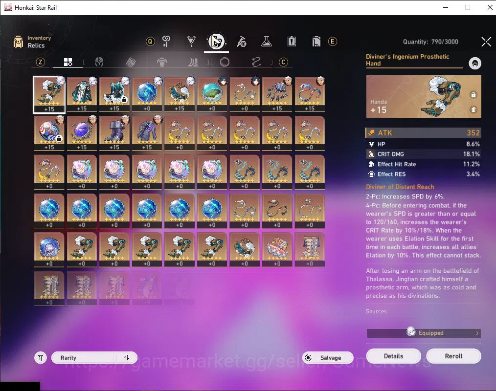 Honkai Star Rail Accounts Mid Game Asia|TL 54|5 Limited|Yao Guang+Sign,Sparkle,Sunday,Dante,Archer|MC 6