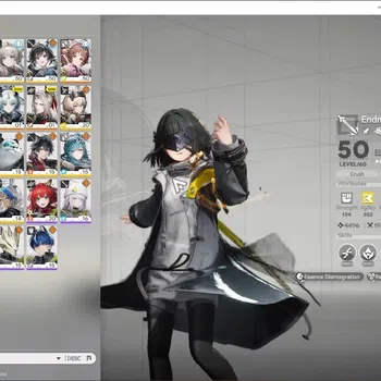 Arknights: Endfield Accounts Asia|Lv55|4 SSR(1 Limited)+2(*6Weapon)|Arcane|35,9k Oroberyl|19k Arsenal|1 Char Selector+3 Wp