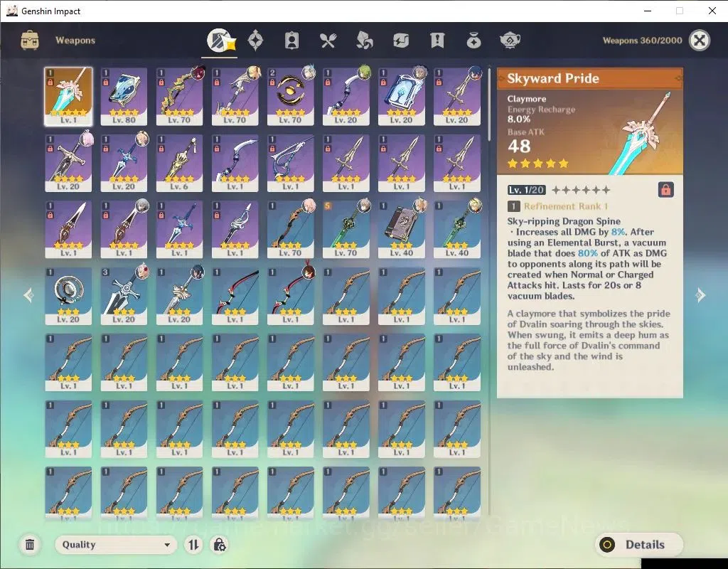 Genshin Impact Accounts ASIA|AR 48|3 Limited+1(*5Weapon)|Linnea,Neuvillete image 4