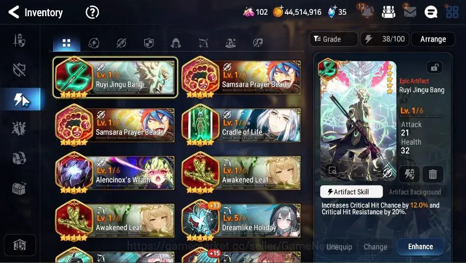 Epic Seven Accounts Limited Hero GLOBAL Unverif|New Era|8 ML(BArunka,SP Politis,A Ravi,Etc)+Wukong,AS 11