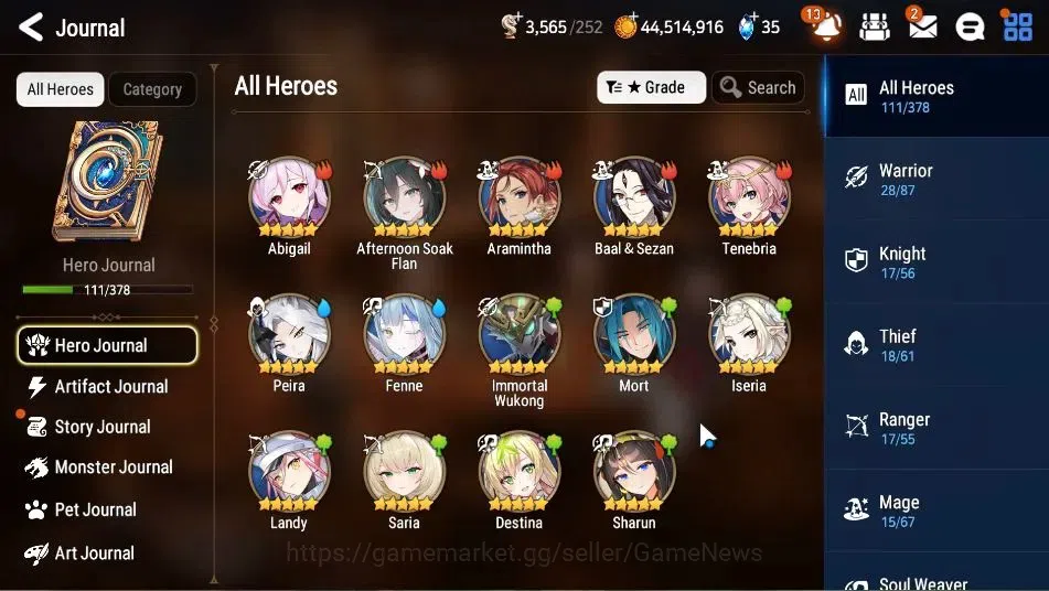 Epic Seven Accounts Limited Hero GLOBAL Unverif|New Era|8 ML(BArunka,SP Politis,A Ravi,Etc)+Wukong,AS 7