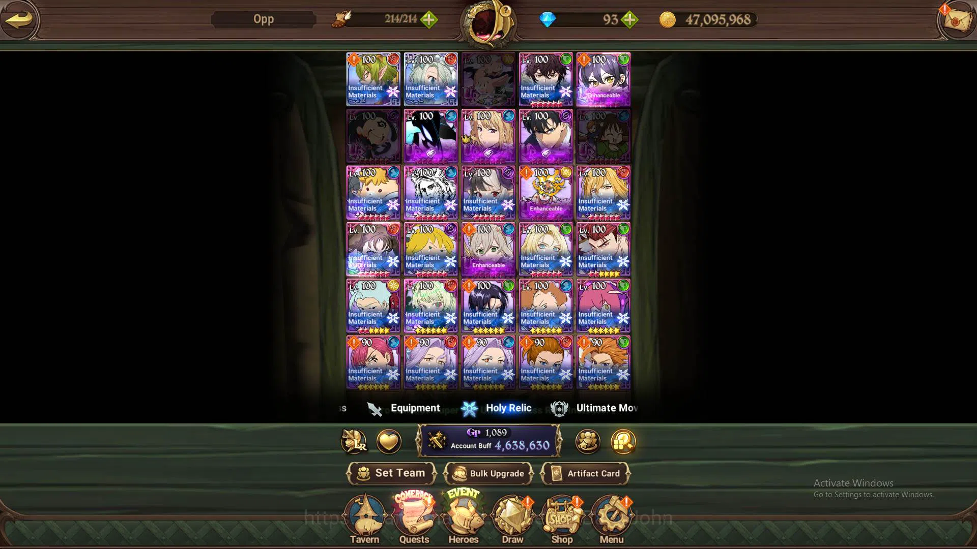The Seven Deadly Sins: Grand Cross Accounts ASIA|4.6m CC|2LR Helbram,Elizabeth|Collab Beru4/6, image 11
