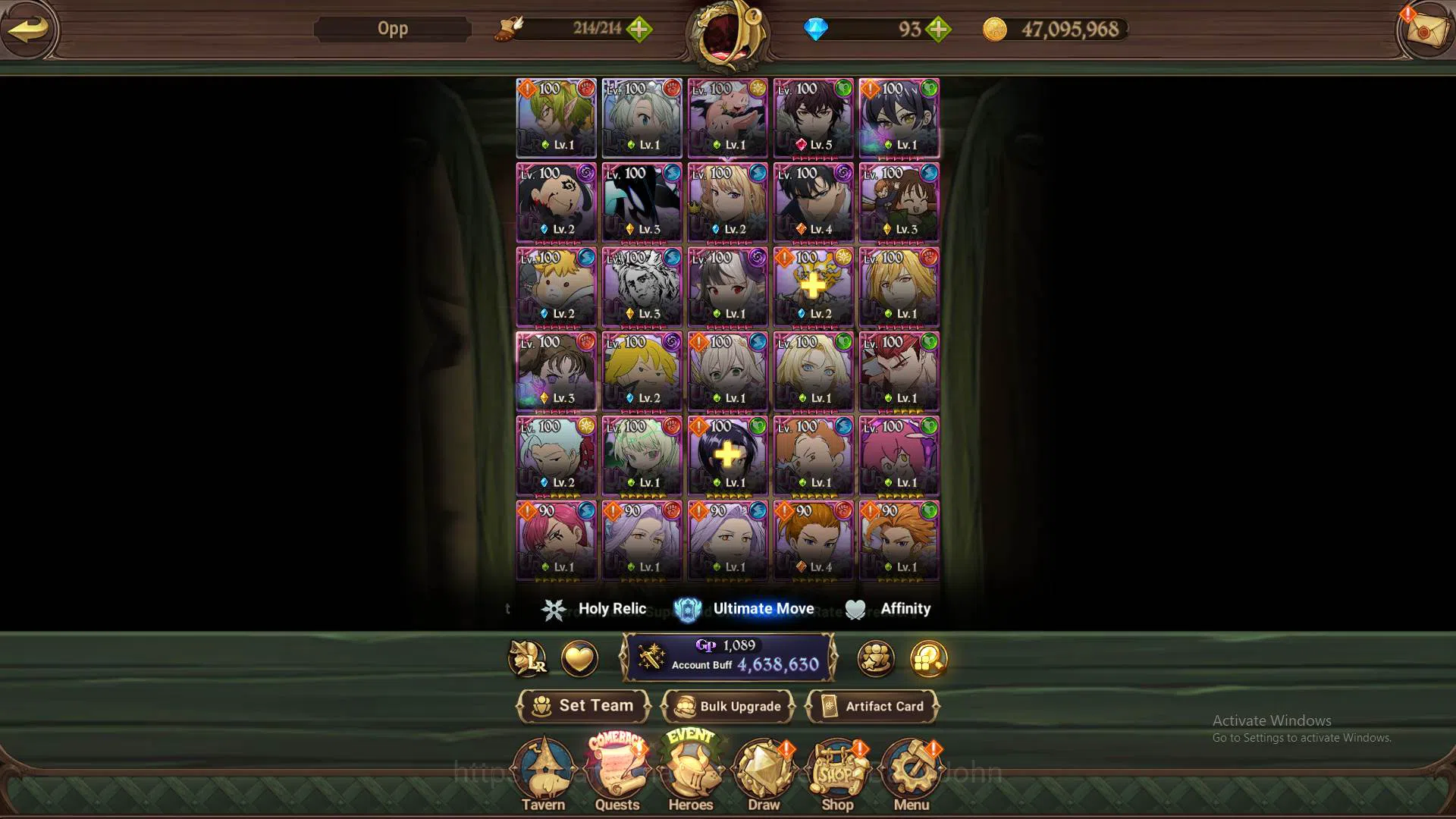 The Seven Deadly Sins: Grand Cross Accounts ASIA|4.6m CC|2LR Helbram,Elizabeth|Collab Beru4/6, image 12