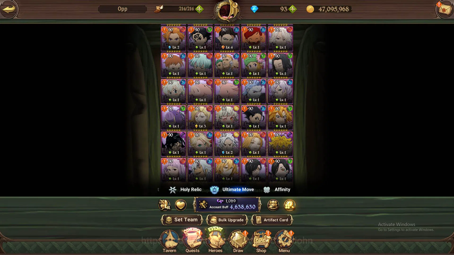 The Seven Deadly Sins: Grand Cross Accounts ASIA|4.6m CC|2LR Helbram,Elizabeth|Collab Beru4/6, image 13