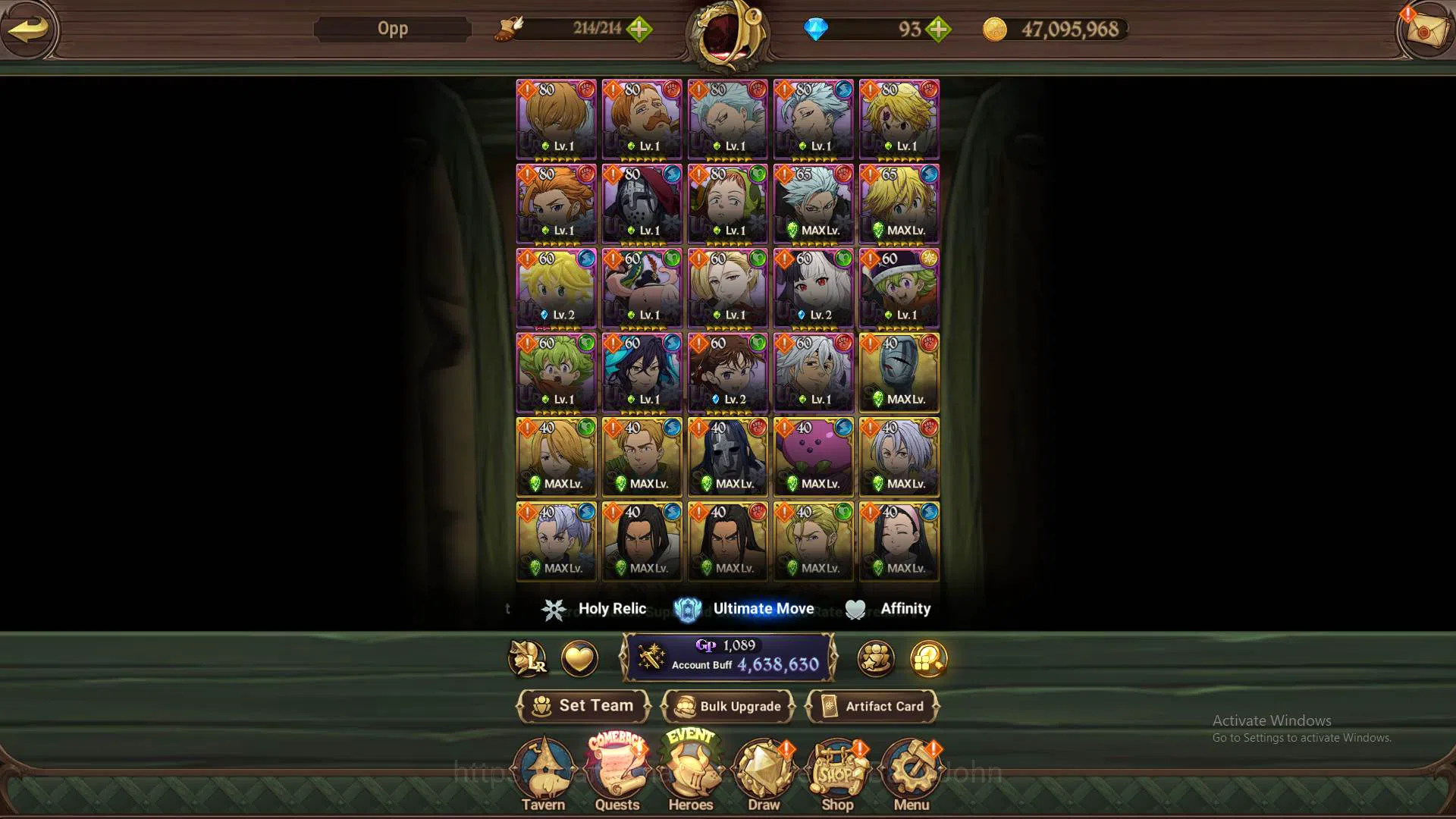 The Seven Deadly Sins: Grand Cross Accounts ASIA|4.6m CC|2LR Helbram,Elizabeth|Collab Beru4/6, image 17