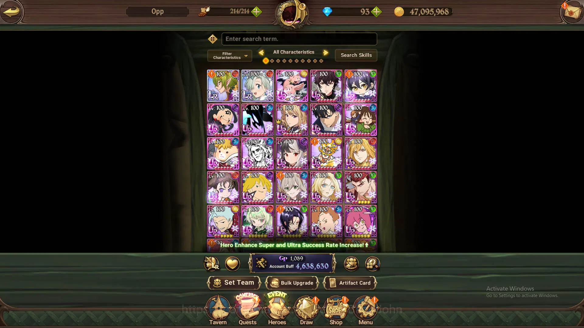 The Seven Deadly Sins: Grand Cross Accounts ASIA|4.6m CC|2LR Helbram,Elizabeth|Collab Beru4/6, image 9