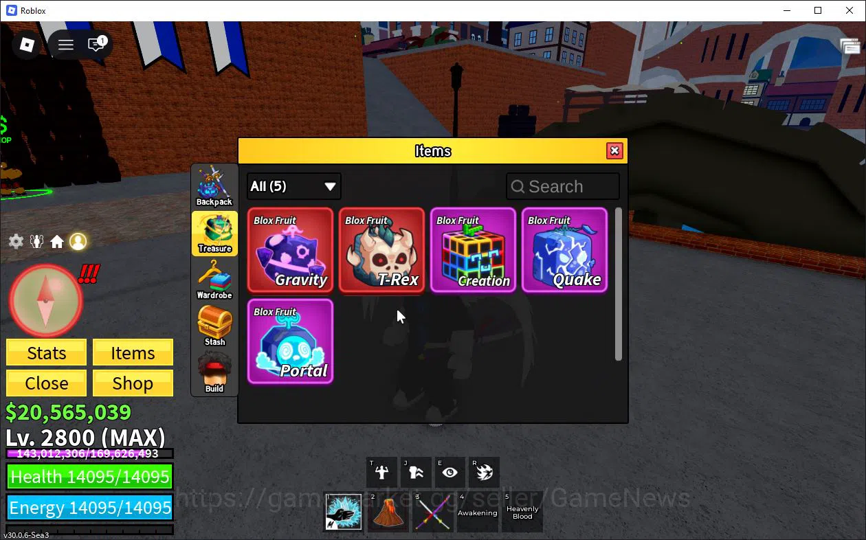 Roblox Accounts Blox Fruit|Lv 2800|Angel V4|3 Myth WP(Cursed Katan image 3