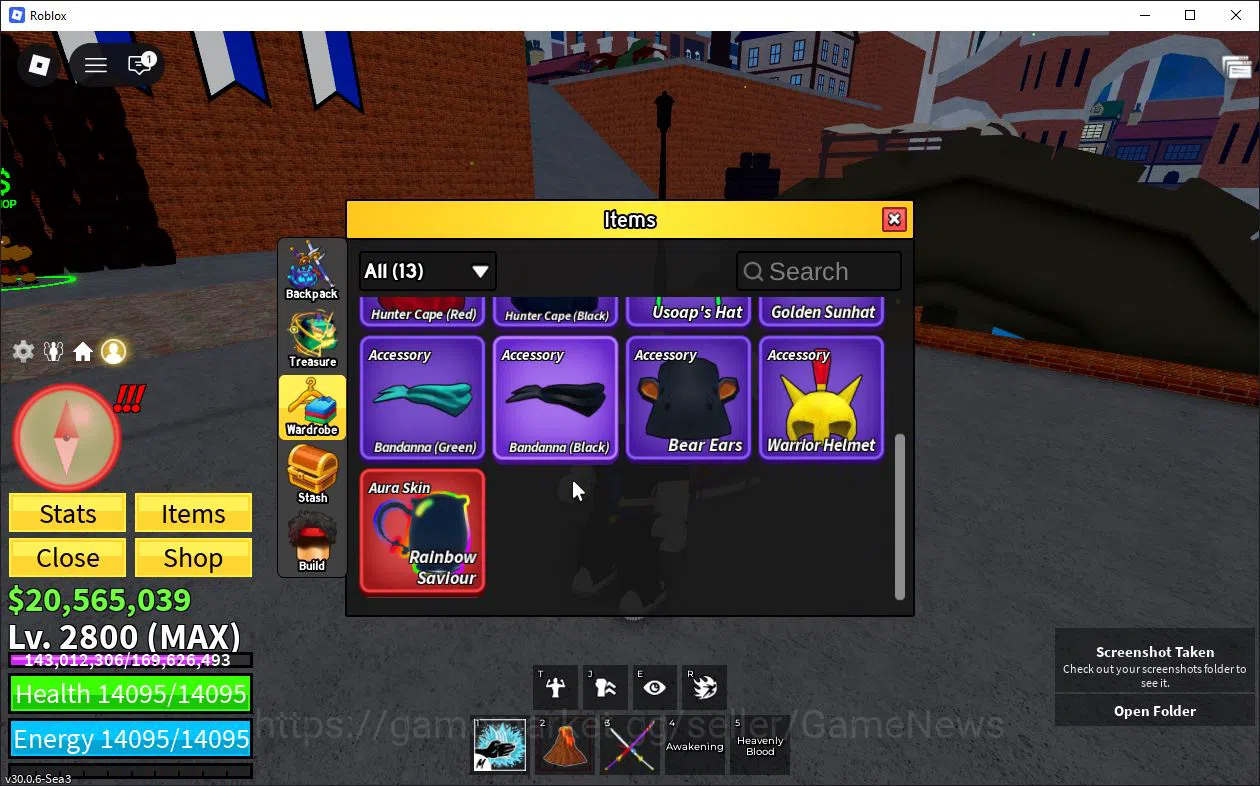 Roblox Accounts Blox Fruit|Lv 2800|Angel V4|3 Myth WP(Cursed Katan image 5