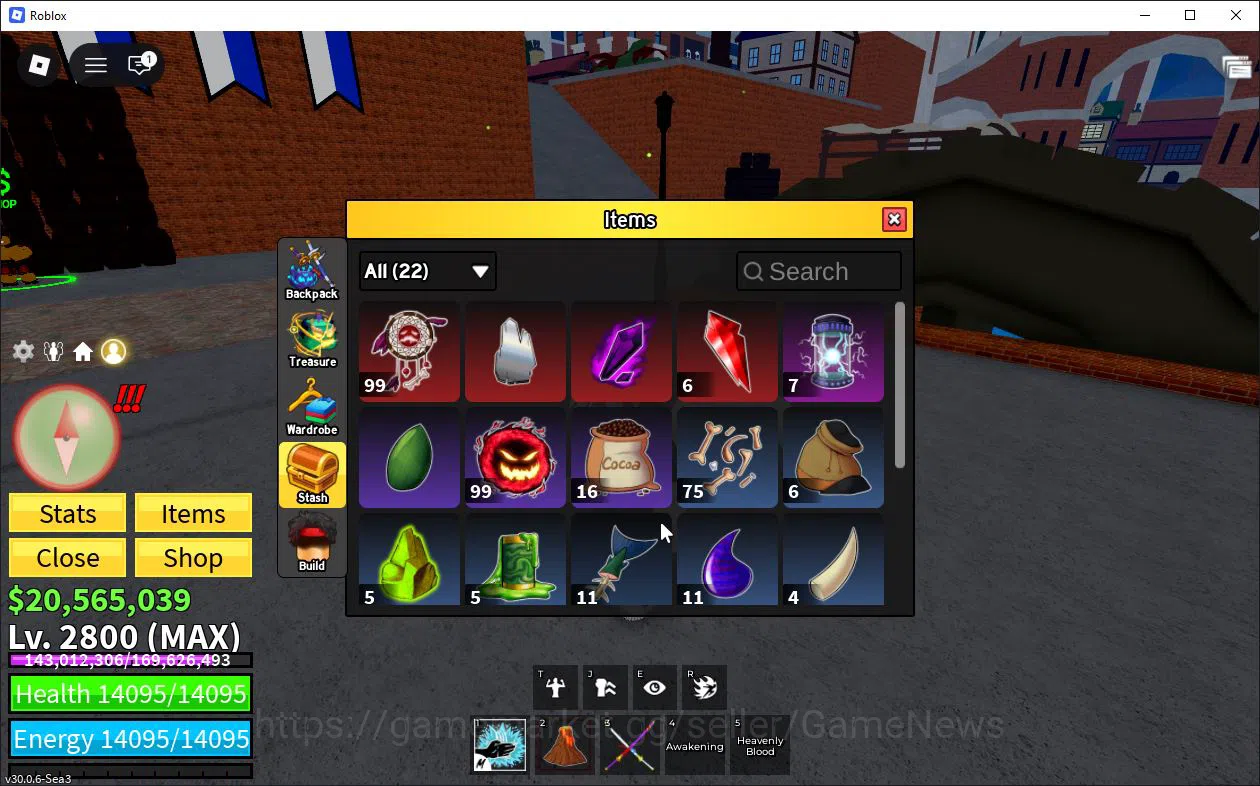 Roblox Accounts Blox Fruit|Lv 2800|Angel V4|3 Myth WP(Cursed Katan image 6