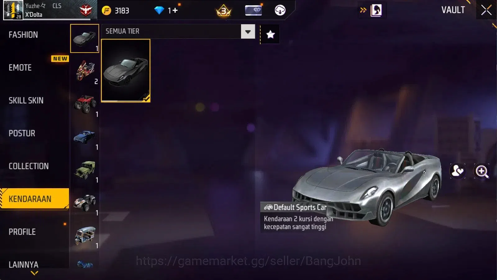 Free Fire Accounts Indonesia | Vault 113 | BR Heroic, CS Gold | Booya image 13