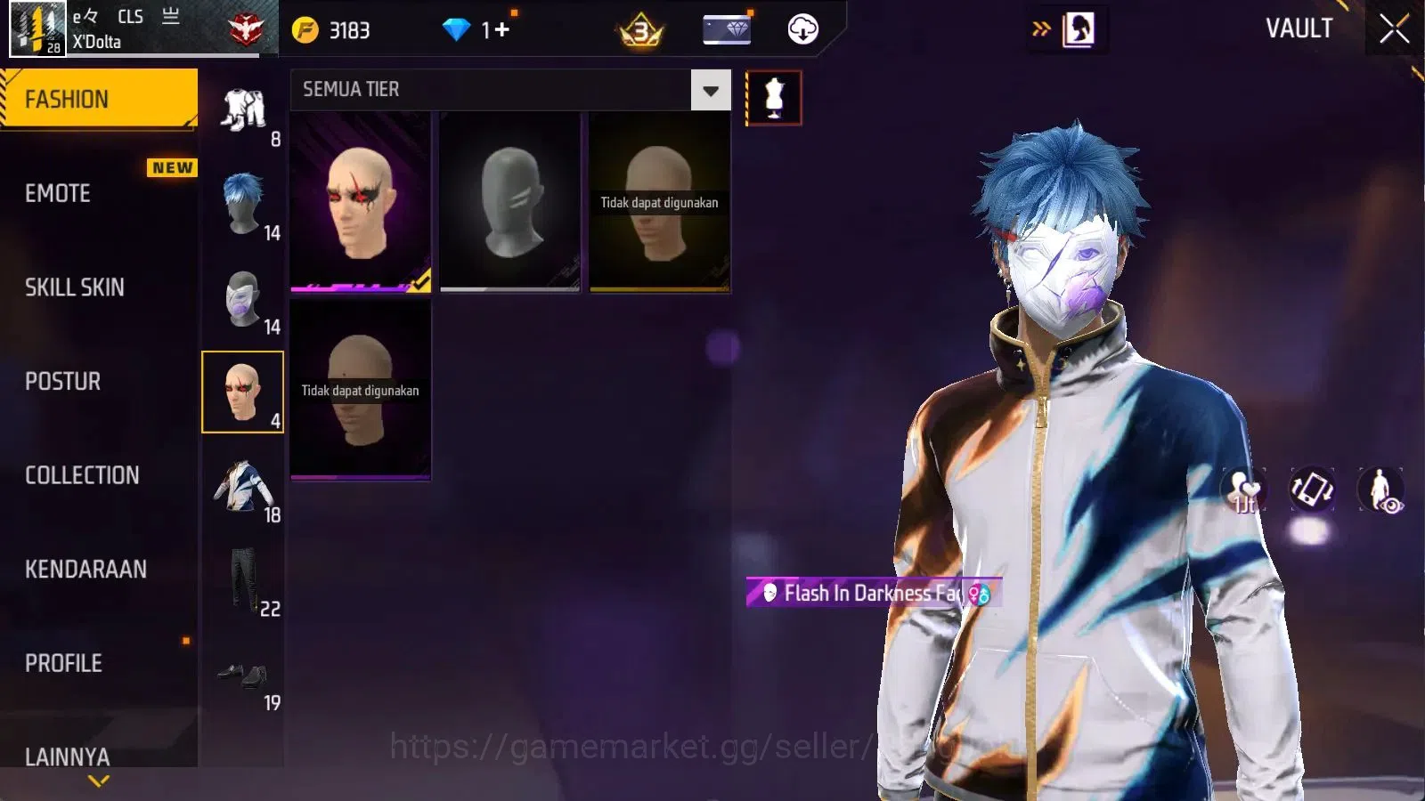 Free Fire Accounts Indonesia | Vault 113 | BR Heroic, CS Gold | Booya image 8