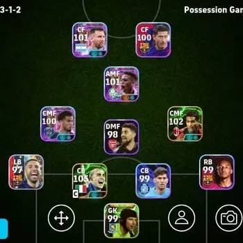 eFootball Accounts Legends & Iconic Players Mobile|PW 3019|Fabio Cannavaro Epic,Romario BigT,Lionel Messi ShowT|2026|Check
