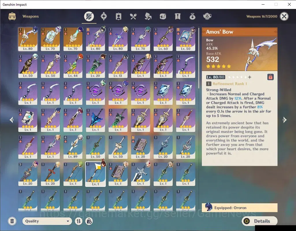 Genshin Impact Accounts ASIA|AR 51|4 Limited + 3 (*5Weapon)|Mavuika,Arlecc image 3