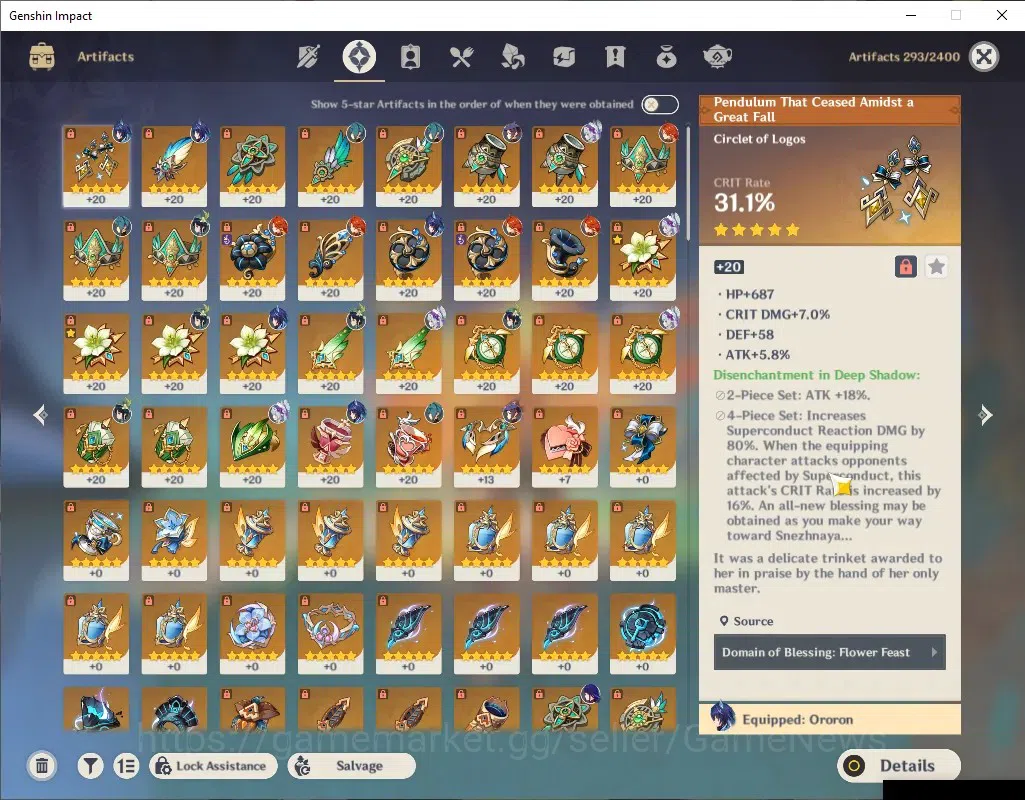 Genshin Impact Accounts ASIA|AR 51|4 Limited + 3 (*5Weapon)|Mavuika,Arlecc image 4