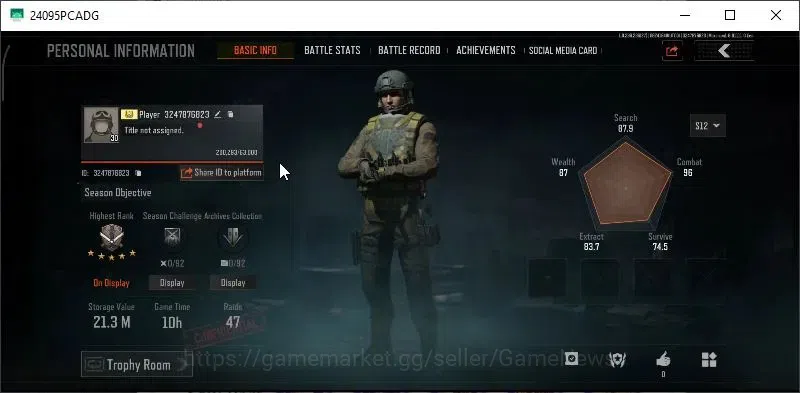 Arena Breakout Accounts MOBILE|Lvl 30|SV 21,3M|CV 16M|SS Scar L, GM AK12,  image 2