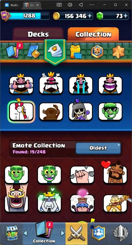Clash Royale Accounts High-End Global |CL 1288|KTL 13|Trophy 7856|121 Cards|8 Champ|2 Hero|11 Evo|Arena 20|73 Gems|156K 17