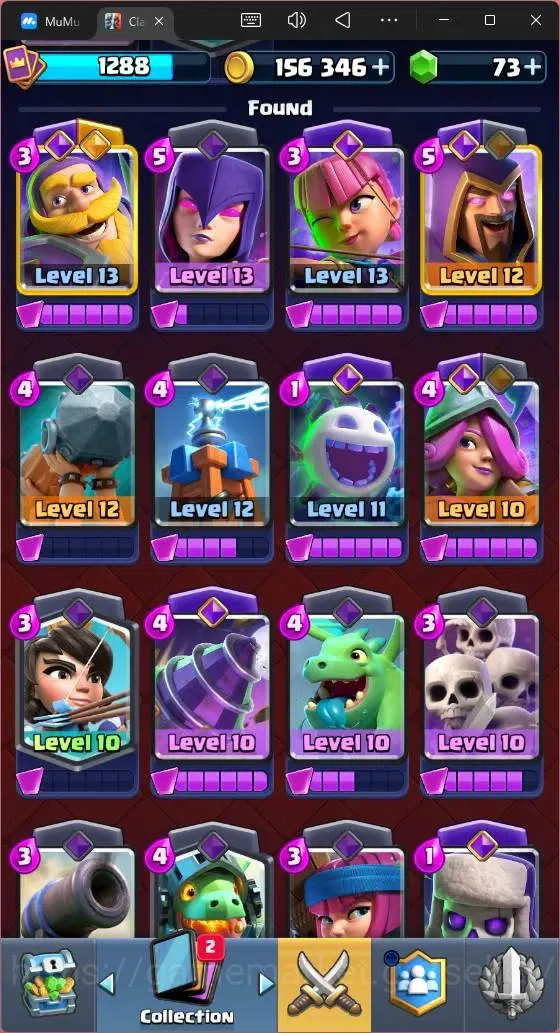 Clash Royale Accounts High-End Global |CL 1288|KTL 13|Trophy 7856|121 Cards|8 Champ|2 Hero|11 Evo|Arena 20|73 Gems|156K 8