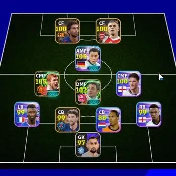 eFootball Accounts Legends & Iconic Players Android|Power 3106|Epic Paul Scholes,Mark van Bommel|Show Time Jamal