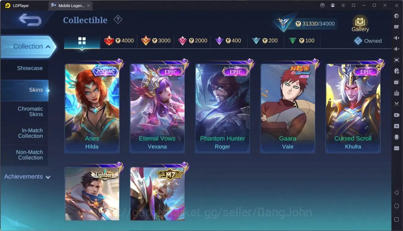 Mobile Legends: Bang Bang Accounts Global|Hero 101|Skin 129|Expert|Prime Granger|KOF  image 13