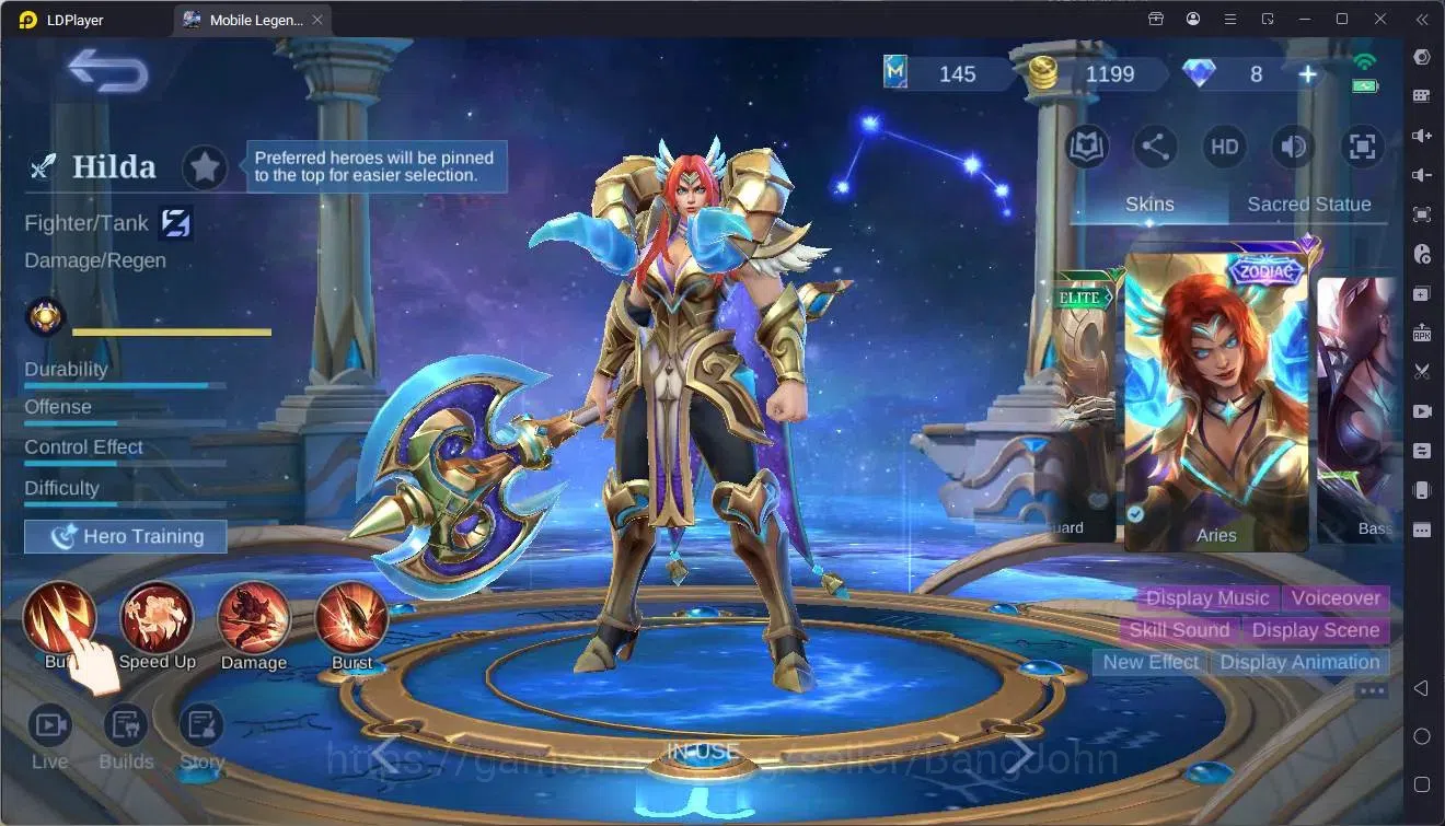 Mobile Legends: Bang Bang Accounts Global|Hero 101|Skin 129|Expert|Prime Granger|KOF  image 2