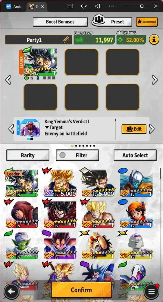Dragon Ball Legends Accounts Android | Lvl 147| 5.9M Total Power | 35K CC| 1 LR image 9