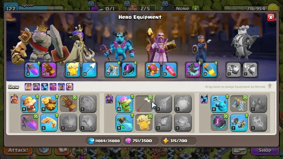 Clash of Clans Accounts TH 13 - BH 7|LV 127|HH 7|BK 80,AQ 74,GW 33,MP 42,R image 10