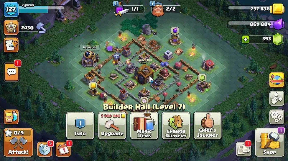 Clash of Clans Accounts TH 13 - BH 7|LV 127|HH 7|BK 80,AQ 74,GW 33,MP 42,R image 11