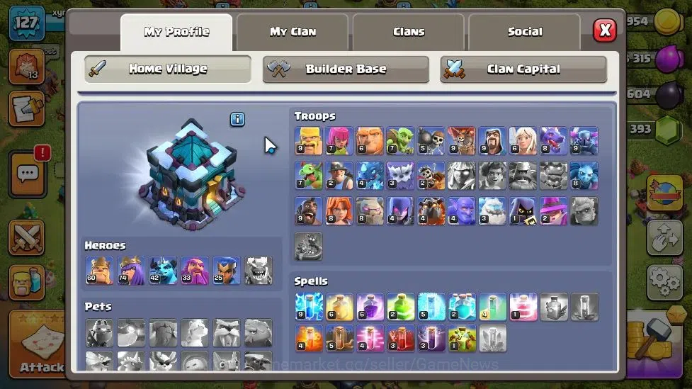 Clash of Clans Accounts TH 13 - BH 7|LV 127|HH 7|BK 80,AQ 74,GW 33,MP 42,R image 3