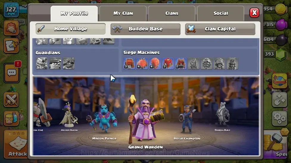 Clash of Clans Accounts TH 13 - BH 7|LV 127|HH 7|BK 80,AQ 74,GW 33,MP 42,R image 5