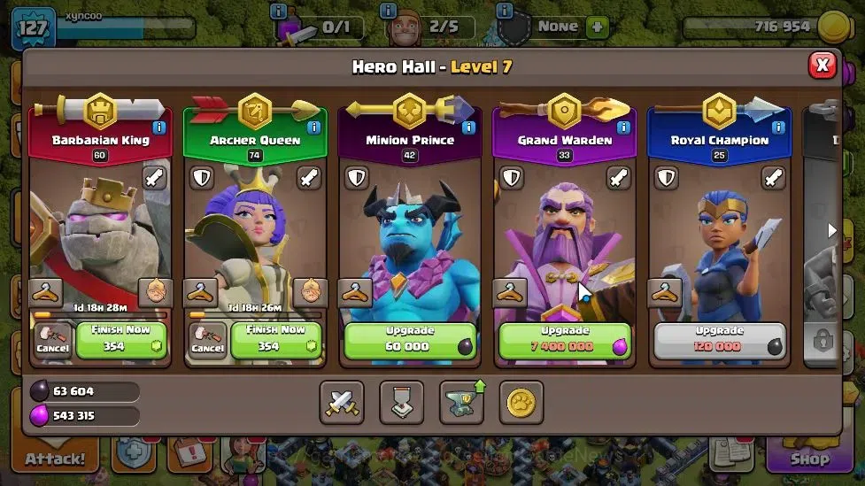 Clash of Clans Accounts TH 13 - BH 7|LV 127|HH 7|BK 80,AQ 74,GW 33,MP 42,R image 9