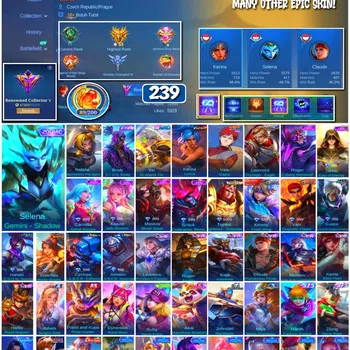 Mobile Legends: Bang Bang Collector #3429 239 Skins | Collector Natalia | Stun Brody | image 1