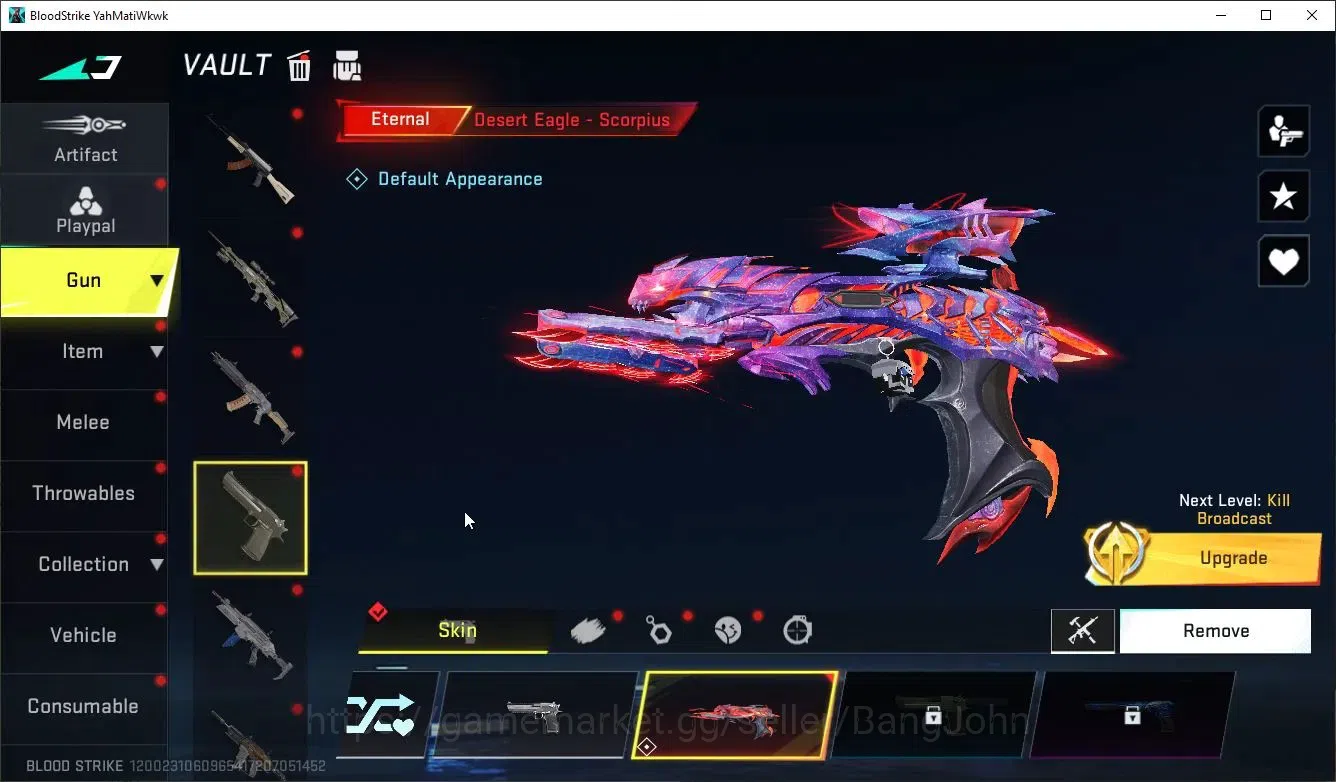 Blood Strike Accounts ASIA|1 ETERNAL: Desert Eagle-Scorpius|ULTRA Talon  image 3