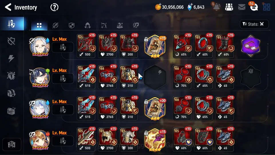 Epic Seven Accounts GLOBAL Unverif|11 ML(Salome,BArunka,LOT Scales,Etc image 11