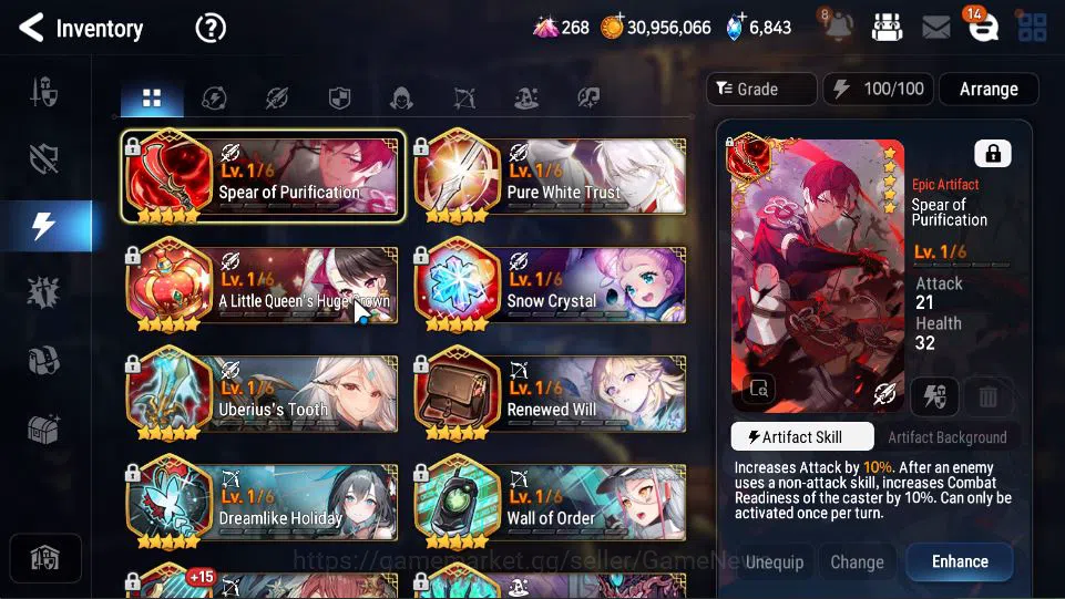 Epic Seven Accounts GLOBAL Unverif|11 ML(Salome,BArunka,LOT Scales,Etc image 9