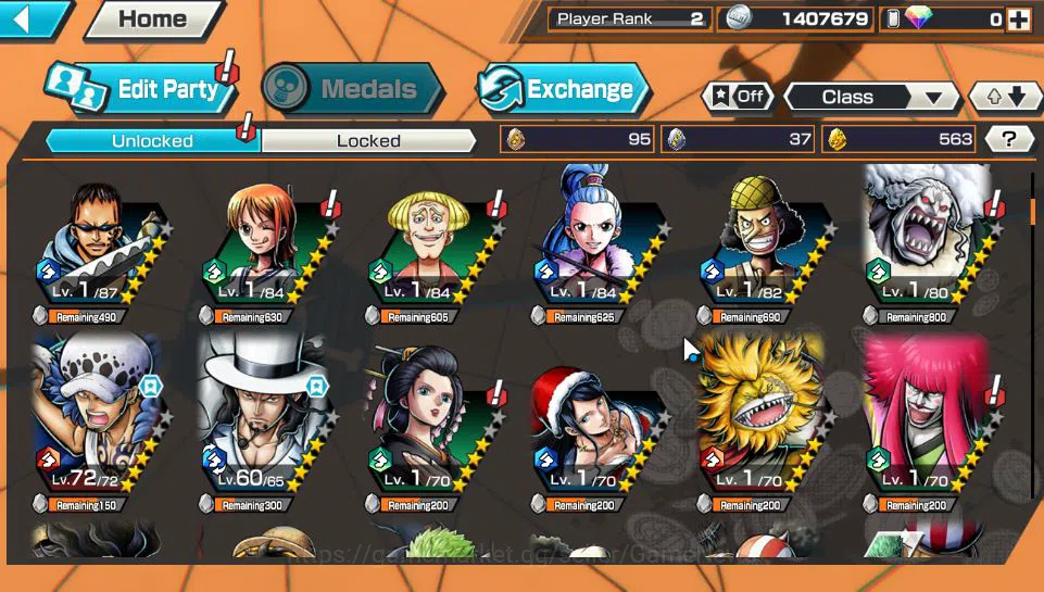 One Piece Bounty Rush Accounts Global | 4 EX META  | Trafalgar Law,FilmZ Zephyr,A image 6