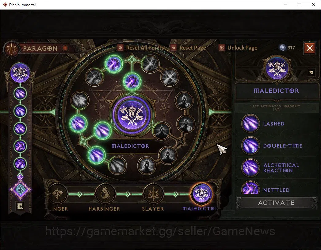 Diablo Immortal Accounts SEA - Izual|Lv60(597)|Druid|35k CR|Reso 570|Parago image 11