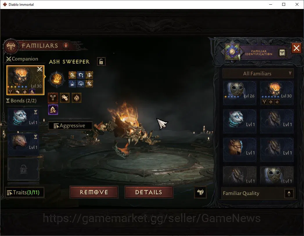Diablo Immortal Accounts SEA - Izual|Lv60(597)|Druid|35k CR|Reso 570|Parago image 14
