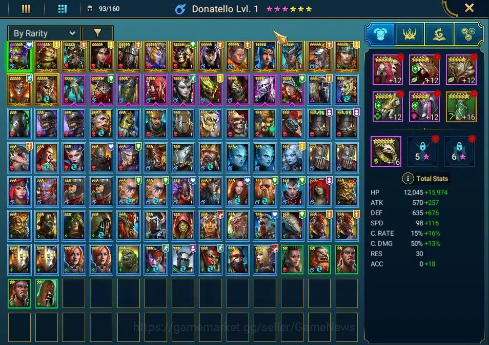 Raid: Shadow Legends Accounts Lv 26|574K Power|15 Legend Combo Turtle(Donatello, image 18