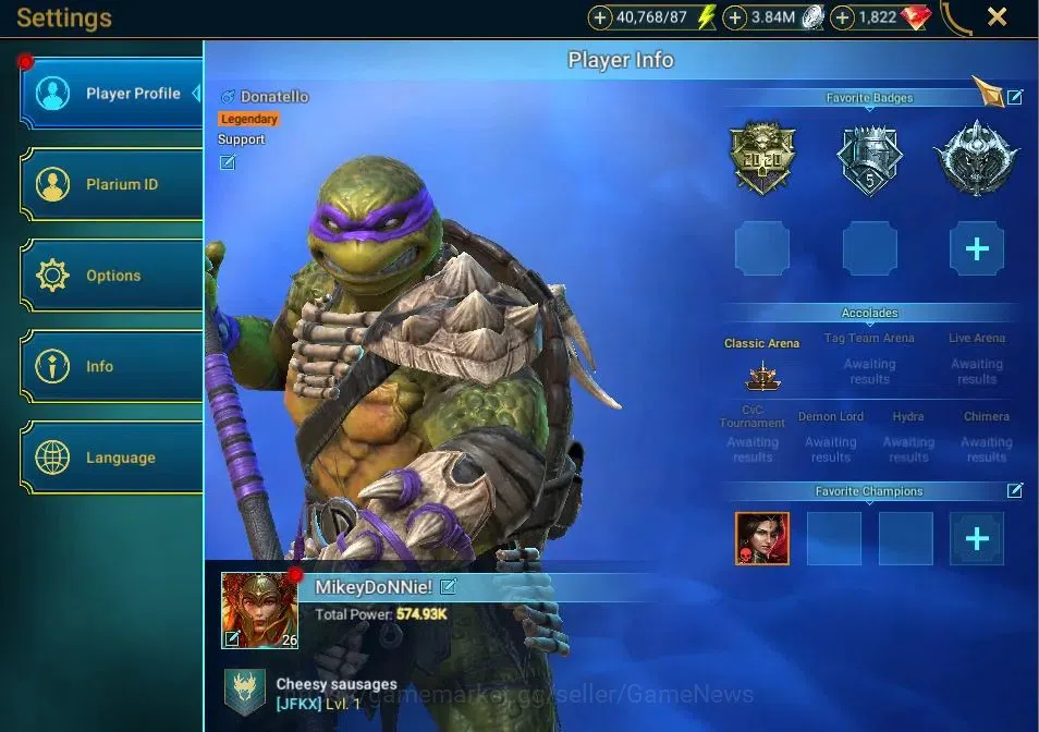 Raid: Shadow Legends Accounts Lv 26|574K Power|15 Legend Combo Turtle(Donatello, image 2