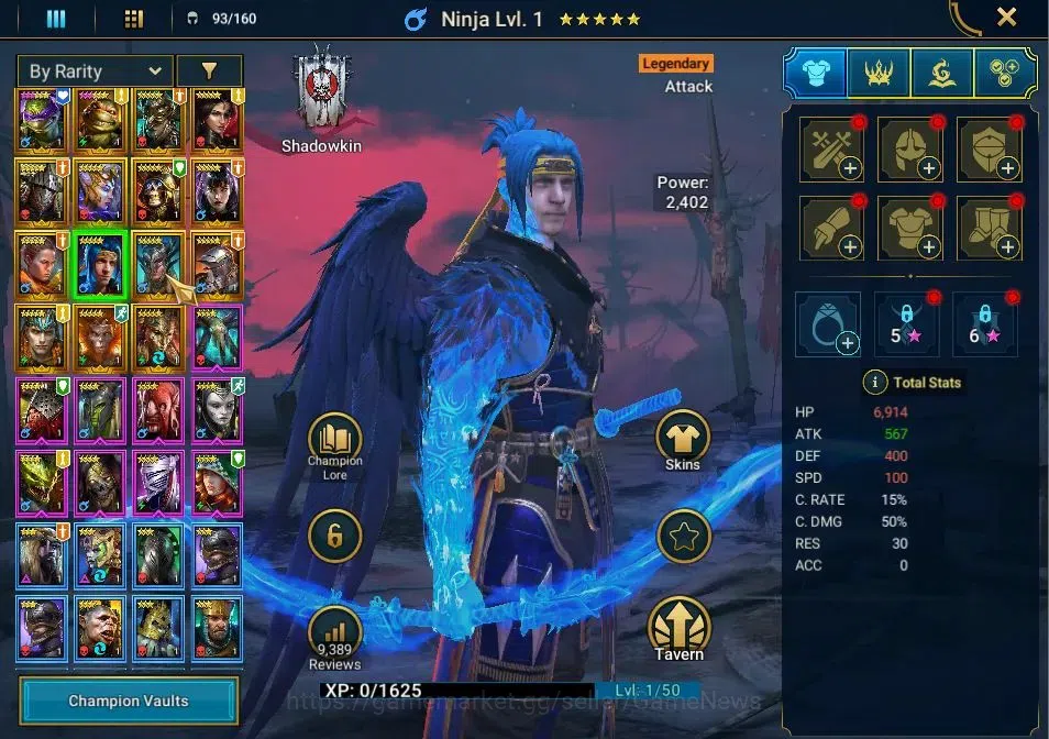 Raid: Shadow Legends Accounts Lv 26|574K Power|15 Legend Combo Turtle(Donatello, image 7