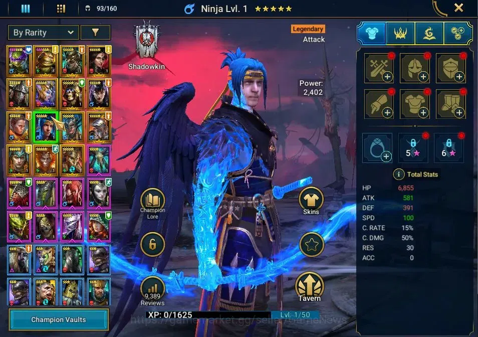 Raid: Shadow Legends Accounts Lv 26|574K Power|15 Legend Combo Turtle(Donatello, image 8