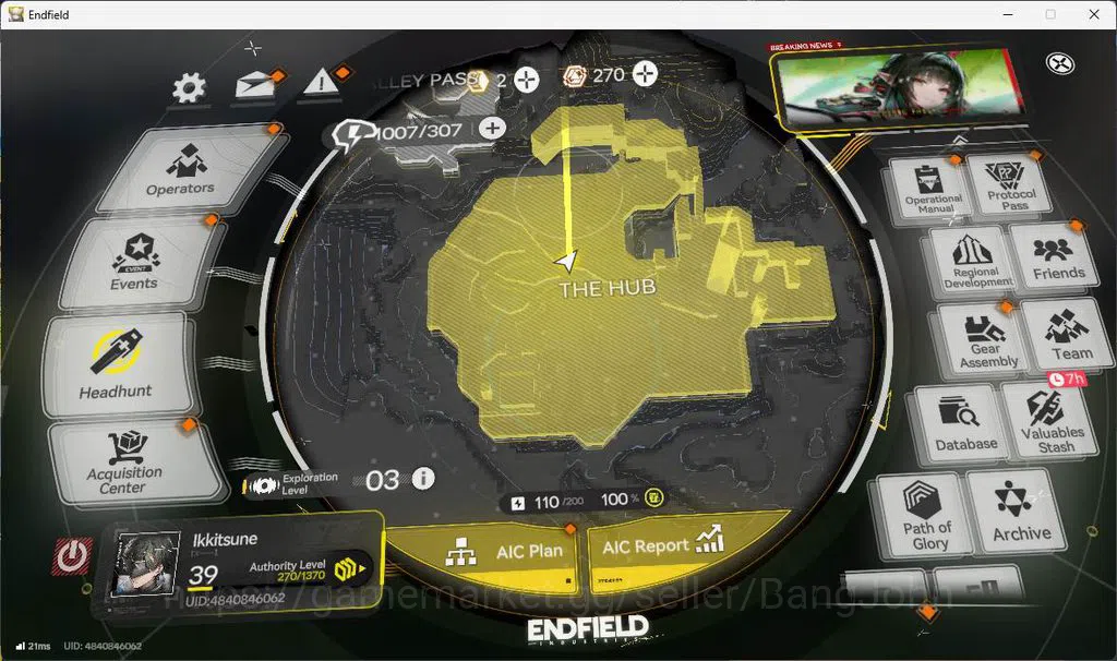 Arknights: Endfield Accounts ASIA | LVL 39, Yvonne sign, Tangtang p1, Ardelia p image 17