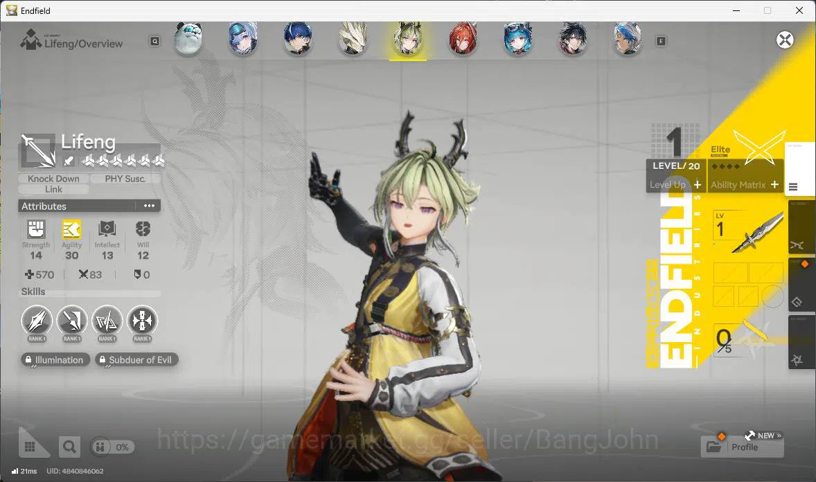 Arknights: Endfield Accounts ASIA | LVL 39, Yvonne sign, Tangtang p1, Ardelia p image 8